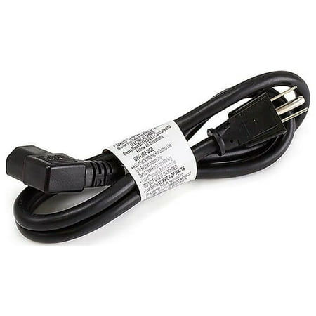 UPC: 0844660076797 | Monoprice 3  16AWG Right Angle Power Cord With PC Power Connector Socket Black 107679