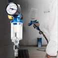 thumbnail image 4 of 1/4in Air Inlet Pressure Regulator Inline Water Oil Trap Filter Separator for Spray Gun Tool, 4 of 4