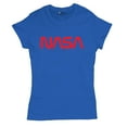 thumbnail image 5 of Vintage NASA Worm Logo T-Shirt Astronaut Space Exploration Emblem Women's Tee, 5 of 7