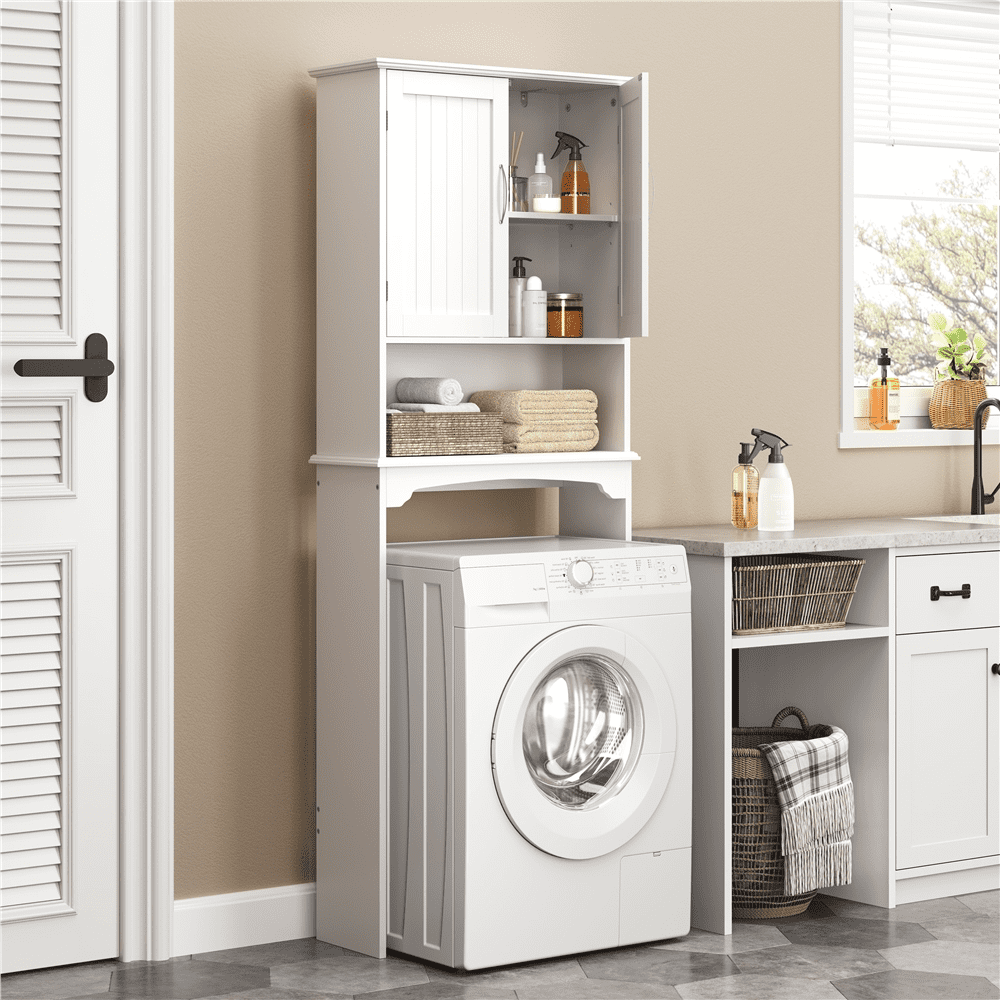 Renwick Bathroom Cabinet with Adjustable Shelf for Bathroom White