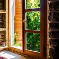 thumbnail image 3 of Window Privacy Film Stained Glass Window Film Decorative Window Sticker Privacy Film for Glass Door Heat Control UV Block Non-Adhesive Peel and Stick Rainbow Window Cling Reusable, 3 of 9
