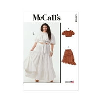 McCall's Sewing Pattern 8483 - Women's Tops and Skirts, Size: W3 (30W-32W-34W-36W-38W)