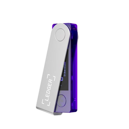 Ledger - Nano X Crypto Hardware Wallet - Bluetooth - Cosmic Purple