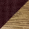 thumbnail image 1 of Wooden Mallet Valley Collection Armless Guest Chair, Standard Leg, Cabernet Burgundy, Light Oak, 1 of 1