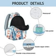 thumbnail image 4 of Hawaiian Themed Lightweight Backpack, Breathable Mesh Straps & Durable Design for Teens, 4 of 6