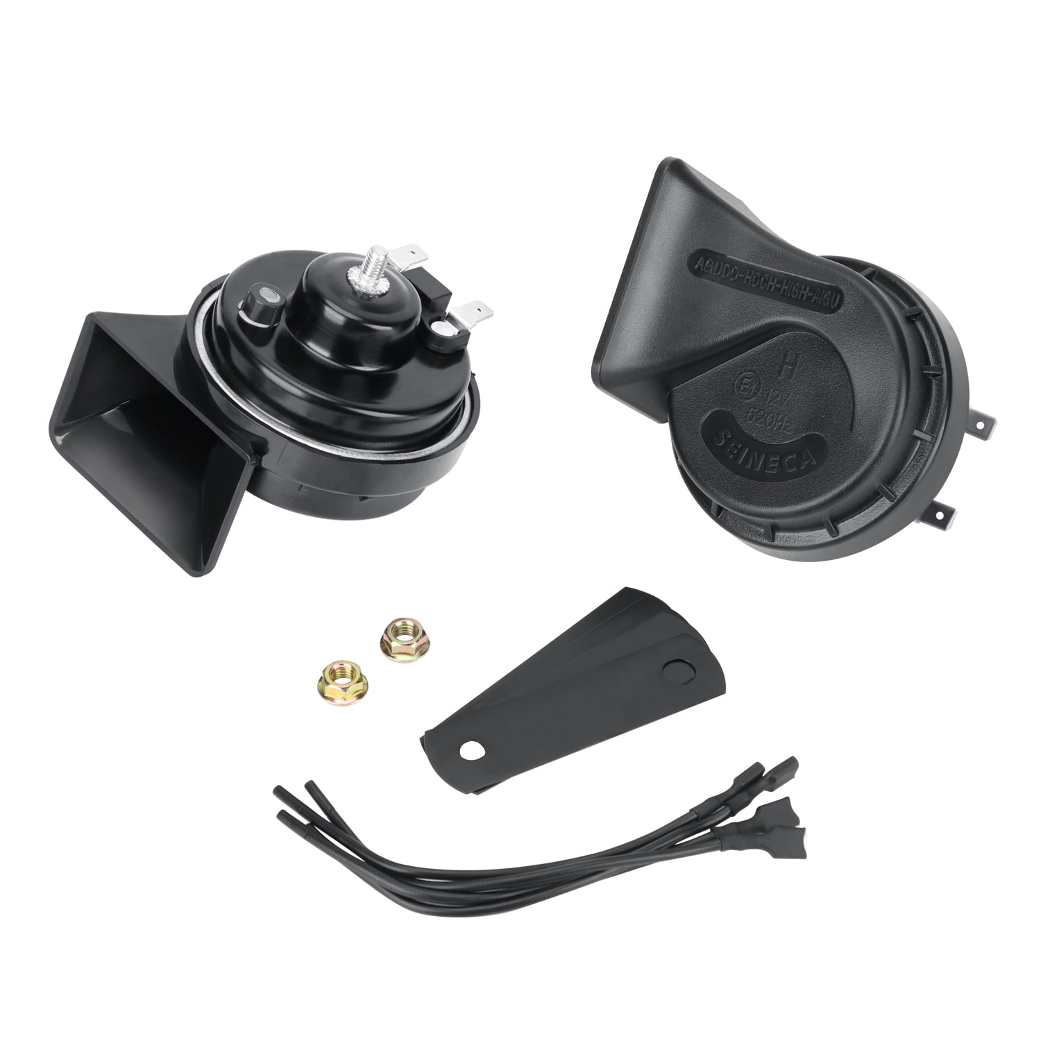  SEINECA Snail Car Horn Waterproof 12V Loud Dual-Tone