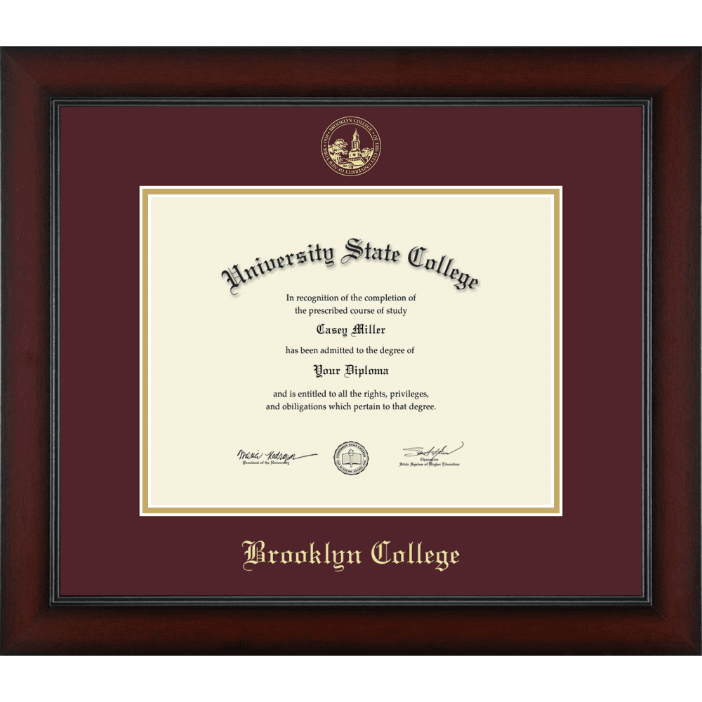 brooklyn-college-officially-licensed-gold-embossed-diploma-frame