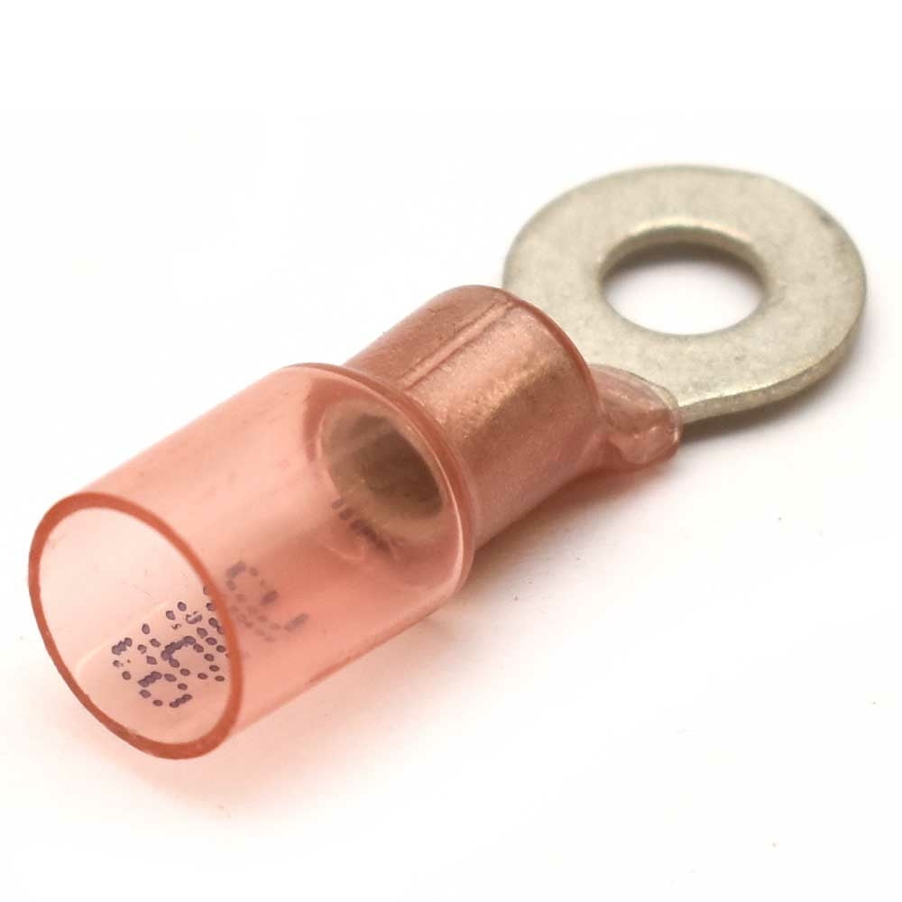 Molex Marine Boat Battery Ring Terminals 19164-0081 | 8 AWG 1/4 Inch (25PC)