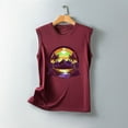 thumbnail image 5 of LSLJS Blouse Sans Manches Imprimée Mode Décontractée pour Femmes, Col Rond, Pull-Over Slim, Débardeurs pour Femmes, 5 of 5