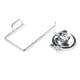 thumbnail image 1 of Vacuum Suction Cup Roll Paper Holder Silver Stainless Steel Tissue Rack Bathroom WC Toilet Wall Moun, 1 of 5