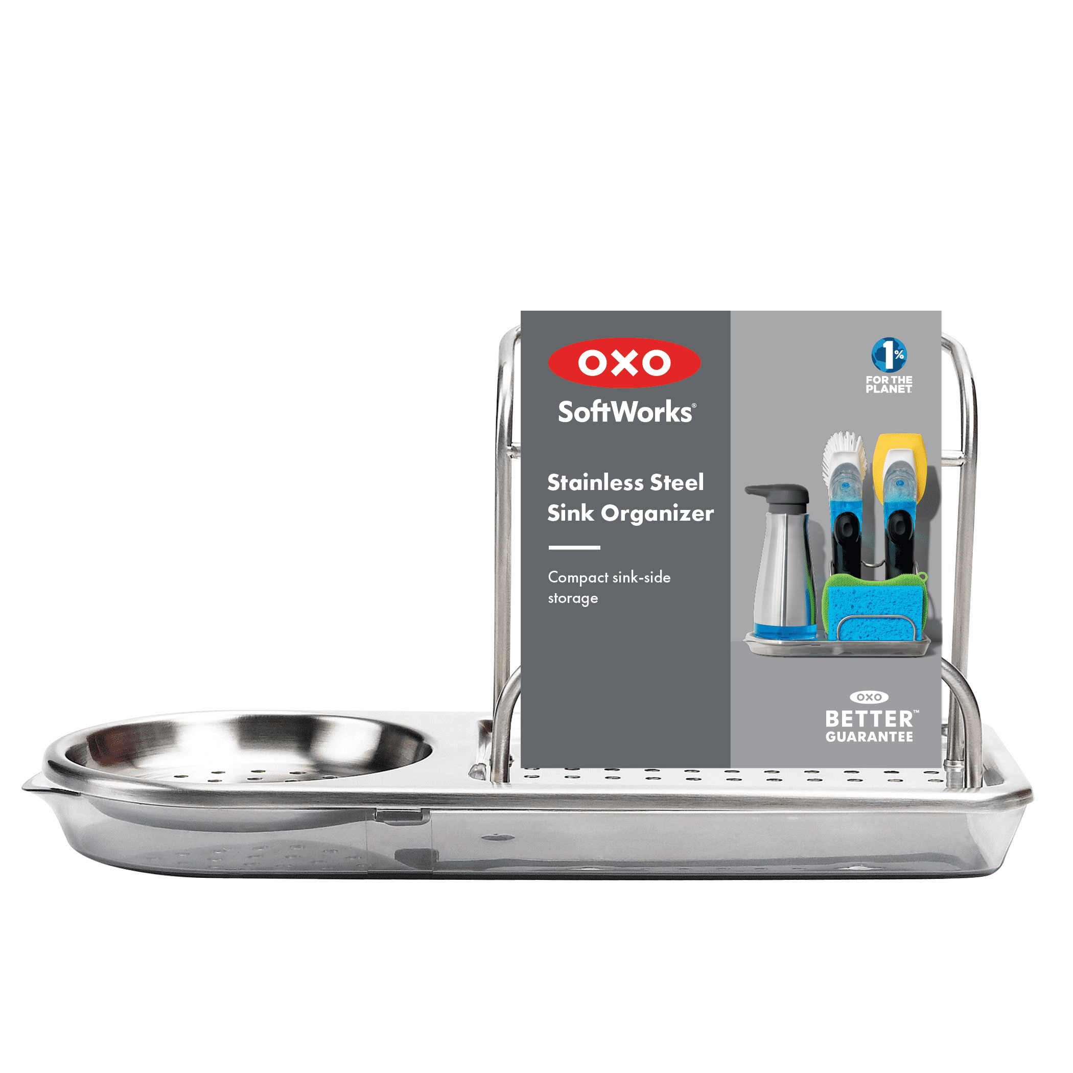 (3 pack) OXO Stainless Steel Sink Organizer