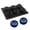 Black, variant on 6-Cavity Realistic Blueberry Mousse Mold, 3D Raspberry Silicone Baking Pan for Chocolate, Jelly & Ice Cream, Non-Stick Food-Grade Dessert Mold for French Patisserie & Home Baking - White