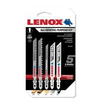 Lenox 1994456 Assorted TPI Jig Saw Blade Set, Carbon Steel, 4" L