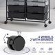 thumbnail image 2 of Carro organizador TOOLF de 12 cajones con tablero de madera gris, 2 of 9