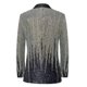 thumbnail image 3 of 26-27 Men Stylish Conversion Shiny Sequins Blazer Suit Jacket, 3 of 5