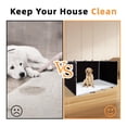 thumbnail image 3 of Dog Pee Pad Holder with High Walls - 35in X 29in X 17.3in No-Splash Indoor Potty Tray, Foldable Dog Litter Box for Dogs, 3 of 7