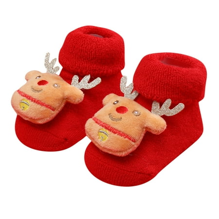 

Fashion Socks For Children Christmas Baby Socks Toddler Boys Girls Children Socks Soft Sole Non Slip Toddler Shoes Socks Princess Socks Floor Socks