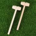 thumbnail image 3 of 12 Pieces Mini Wooden Hammer Mallets, Mallets Hammers for Chocolate Breakable Heart ( Style 1 ), 3 of 8