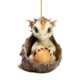 thumbnail image 2 of Dragón Navidad huevo decoración novedad lindo acrílico fiesta favores (D), 2 of 2