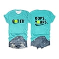 thumbnail image 1 of T-Shirts Tendance pour Femmes pour Tenue Décontractée Hauts à Manches Courtes Stylés avec Motifs Uniques pour Tous les Jours et, 1 of 2