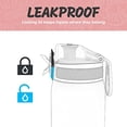 thumbnail image 3 of Bot. agua Ion8 One Touch Sport/Bike - Fugas/BPA-free - Compatible loncheras, bolsos, portavas/auto, mochilas, soportes bicis, 680 ml/700 ml (1 paquete) - Cuarzo rosa, 3 of 3