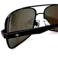 thumbnail image 4 of Unisex Polarized Navigator Pilot Military Sunglasses - Harrison Ford Style - Silver, 4 of 6