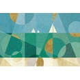 thumbnail image 2 of Charron, Veronique 24x17 White Modern Wood Framed Museum Art Print Titled - Seascape I, 2 of 4