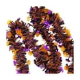 thumbnail image 2 of Darzheoy 6.6FT Halloween Garland for Indoor Outdoor Decor, Halloween Tinsel Garland with Orange Pumpkin Black Spider for Halloween Party Decoration Supply, 2 of 6