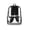 Y0189#Black, variant on Clear PVC Backpack Heavy Duty Transparent Bag for Concerts Games Security Checks Large Capacity Casual Travel Backpack