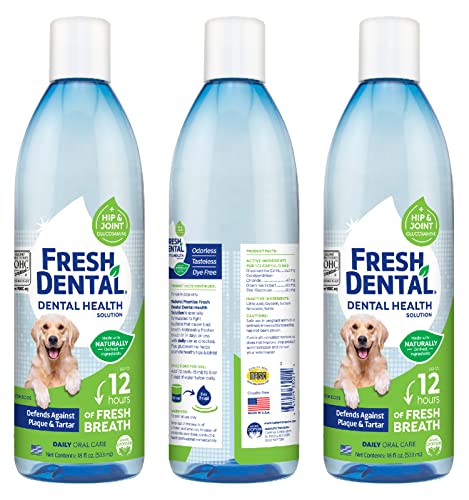 naturel promise fresh dental water additive for pets