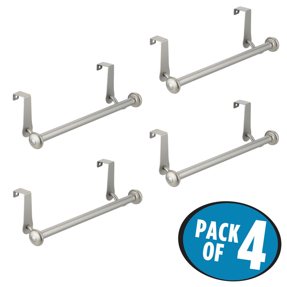 InterDesign York Kitchen Dish Towel Bar Holder, Pack