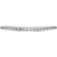 thumbnail image 4 of 14K White Gold Diamond Wedding Band (Size 7) Made In India rm2335b-028-waa, 4 of 5