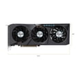 thumbnail image 3 of GIGABYTE Radeon RX 6600 EAGLE 8G Graphics Card, WINDFORCE 3X Cooling System, 8GB 128-bit GDDR6, GV-R66EAGLE-8GD Video Card, 3 of 11