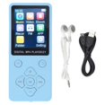 thumbnail image 1 of MP4 Player Multifunctional 1.8 Inch Color Screen BT 5.0 MP3 Music Player HiFi Music Player Supports Pictures Video Electronic Books Recording Blue, 1 of 4