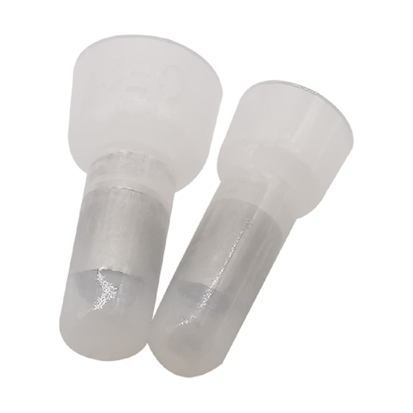 Closed End Crimp Cap Wire Connector 1000Pcs, White Wire Connector Copper Core Cable Terminals Connector