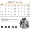 thumbnail image 3 of Spring And Autumn Men's Sports Sweatshirt Large Size Casual Hoodie Zipper Arm Pocket Cardigan, 3 of 5