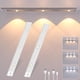 thumbnail image 1 of LED Closet Light, 40cm Closet Light with Motion Sensor, 2 Pieces Rechargeable Magnetic Closet Lighting Induction Night Light, Dimmable Cabinet Light f, 1 of 1