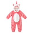 thumbnail image 4 of OJSFQUFP Infant and Toddler Flannel Bodysuit Cute Cartoon Soft and Comfortable Hooded Romper for Fall and Winter., 4 of 4