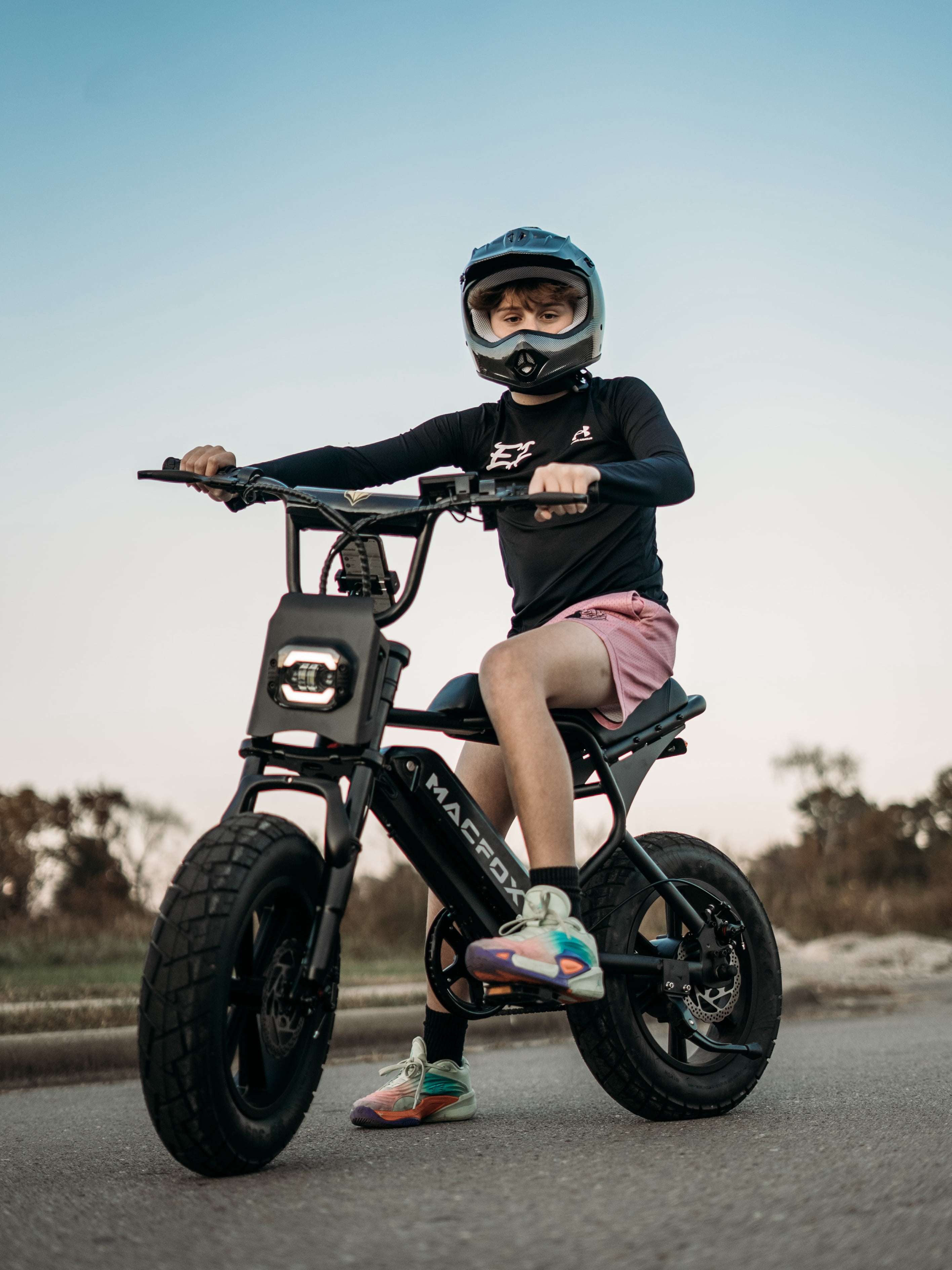 MACFOX M16 Electric Bike for Teens, 500W Motor, 20 MPH Top Speed, 25-Mile Range, 16"x4.0" Fat Tires, Removable 48V Battery, Fits Riders 3'11" and Up, City & School Commuter E-Bike（Yellow）