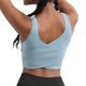 thumbnail image 5 of Jumpingount Camisola de Yoga para mujer, camisolas deportivas de verano, chalecos de moda para chicas, chaleco con sujetador, ropa deportiva superior, Prendas para la parte del cuerpo Cielo azul METRO Jumpingount AP011446-10, 5 of 6