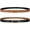 Brown, variant on Skinny Reversible Belts for Women, Two-in-one Women Thin Belt for Dresses Jeans Pants with Gold Buckle