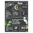 thumbnail image 2 of Cohas Ocean Theme Baby Milestone Chalkboard, 9 by 12 inches, No Marker, 2 of 8