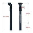 thumbnail image 7 of Bike Shock Absorbing Seatpost Aluminium Alloy Bike Seat Post 350 MM 30.4-31.6MM, 7 of 7