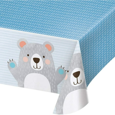 

Creative Party Plastic Bear Birthday Party Table Cover