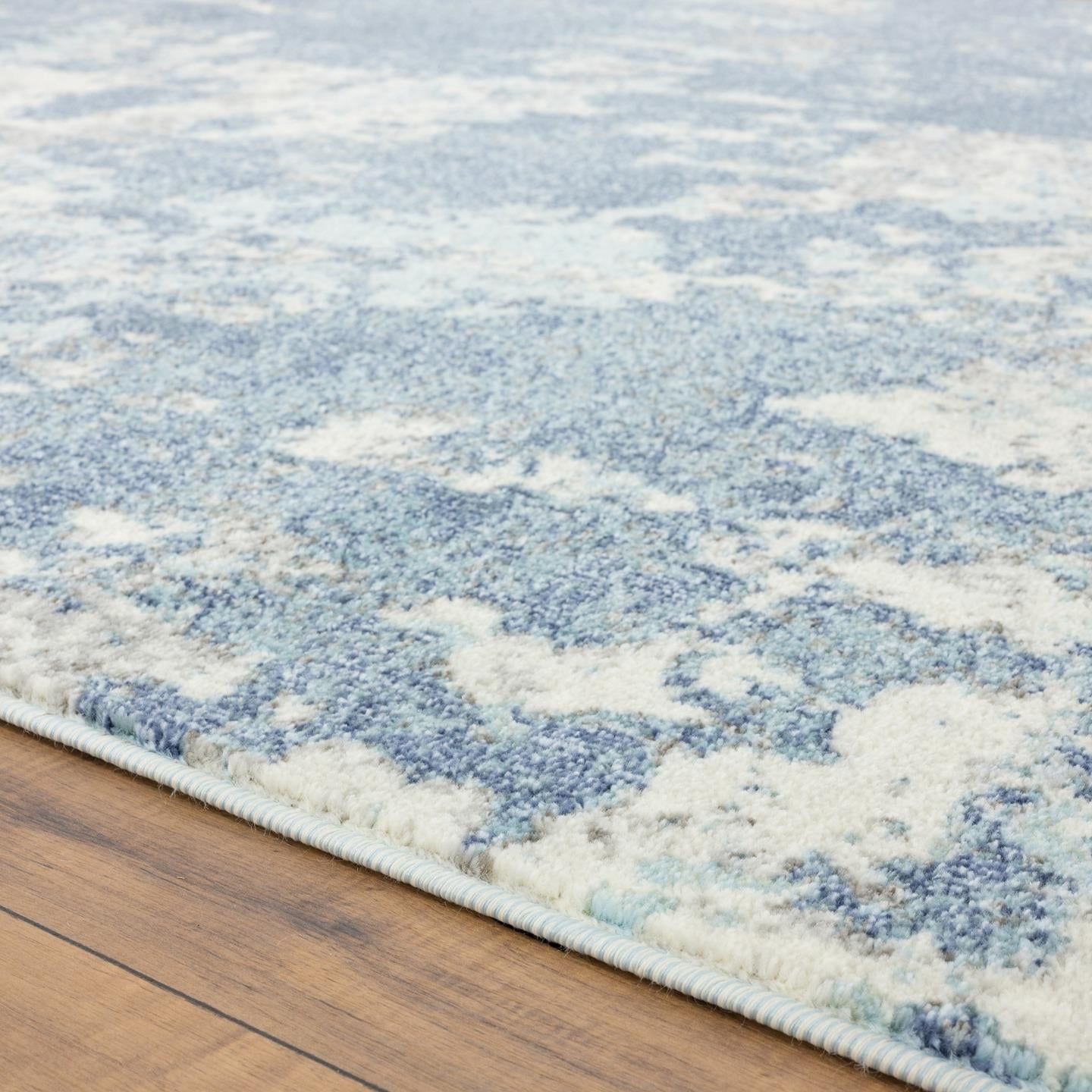 Luxe Weavers Modern Blue 8x10 Abstract Area Rug