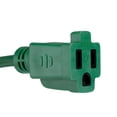 thumbnail image 2 of Northlight Three-Prong Outdoor Extension Power Cord with Single Outlet End Connector - 20' - Green, 2 of 3