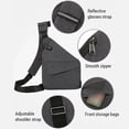thumbnail image 4 of Bolso De Pecho, Mochila Bandolera Bandolera Bolso Bandolera Bolso Bandolera Pequeño Para Hombre Mochila Fanny Pack Bolso Bandolera Para Exteriores Senderismo Viajes, 4 of 7