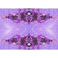 thumbnail image 1 of Ahgly Company Indoor Rectangle Patterned Dark Orchid Purple Area Rugs, 2' x 4', 1 of 6