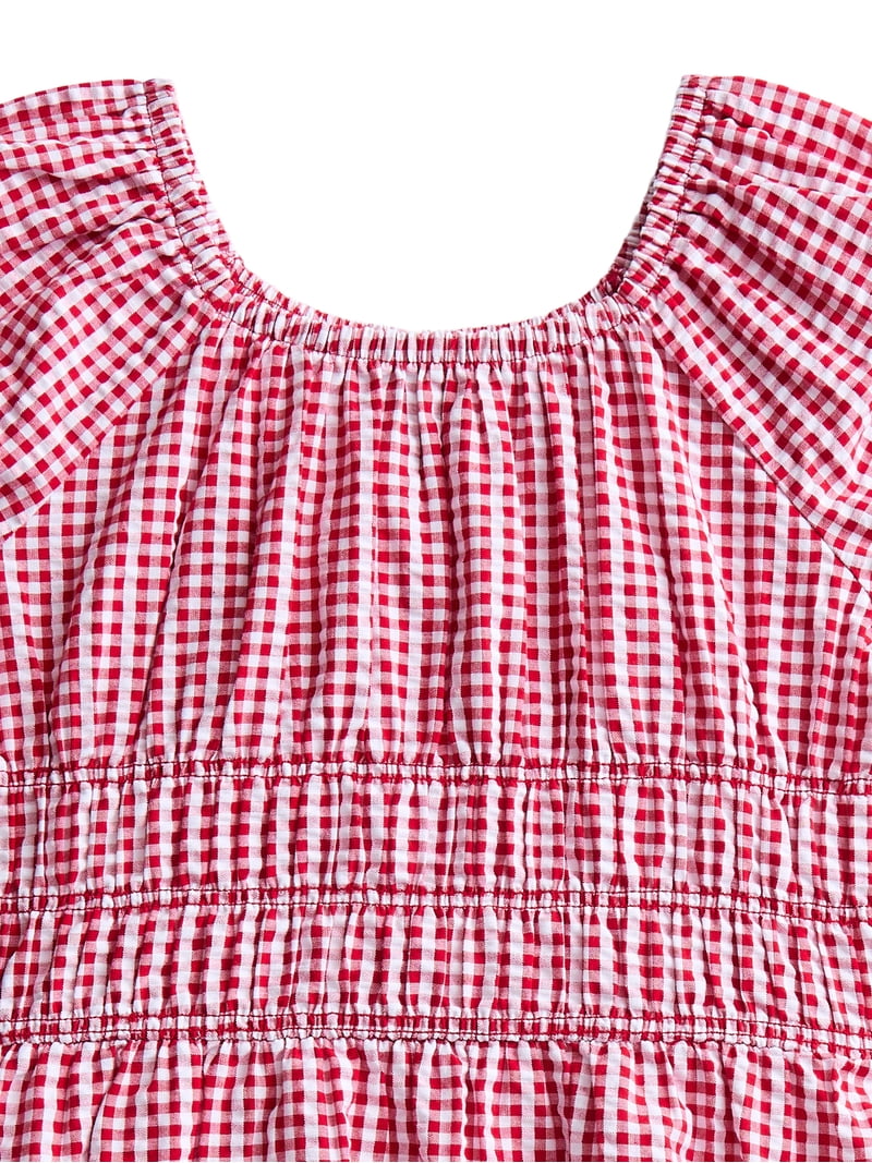 Parker Rose Girls Cotton Smocked Waist Dress and Socks, Sizes 4-18 - Walmart.com Parker Rose Girls Cotton Smocked Waist Dress and Socks, Sizes 4-18 - Walmart.com