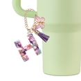 thumbnail image 4 of Letter H Cup Chain, Bag Chain, Key Chain, Cute Decor Accessories (Stone-Shaped), 4 of 6